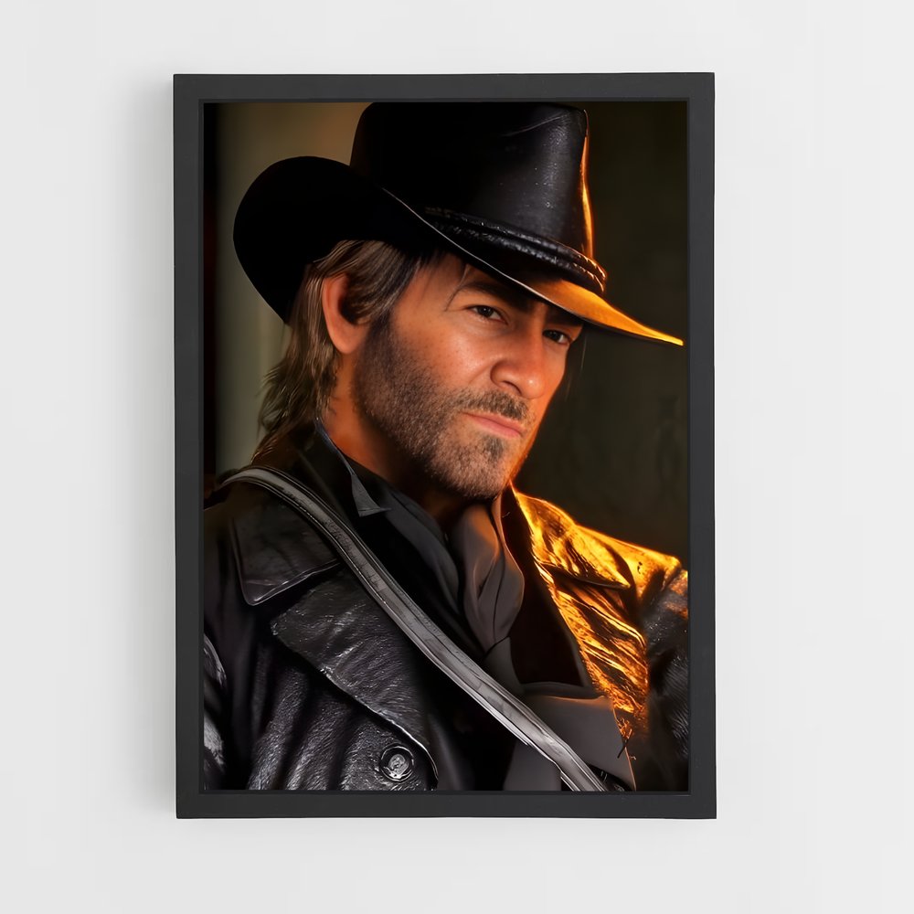 Poster Arthur morgan usé – affiche Red Dead Redemption (vue 2)